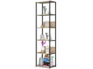 REGAŁ METALOWY LOFT 500 CZARNY/DĄB SONOMA