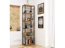 REGAŁ METALOWY LOFT 500 CZARNY/DĄB SONOMA