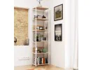 REGAŁ METALOWY LOFT 500 BIAŁY/DĄB SONOMA