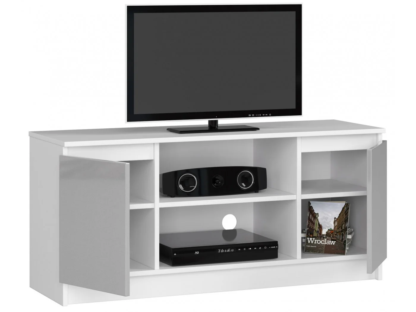 SZAFKA RTV 120 cm 2D 1P METALIK AKRYL WYSOKI POŁYSK SZAFKA RTV 120 cm 2D 1P METALIK AKRYL WYSOKI POŁYSK