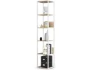 REGAŁ METALOWY LOFT 400 BIAŁY/DĄB SONOMA
