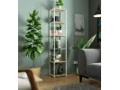 REGAŁ METALOWY LOFT 400 BIAŁY/DĄB SONOMA