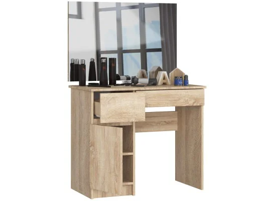 Zobacz Toaletka z lustrem CLP P-2/SL 900x600 LEWE PK DĄB SONOMA Toaletka z lustrem CLP P-2/SL 900x600 LEWE PK DĄB SONOMA