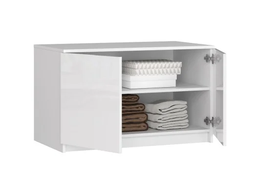 NADSTAWKA DO SZAFY S90 2D 2SZ CLP BIAŁY POŁYSK