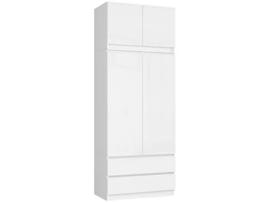 NADSTAWKA DO SZAFY S90 2D 2SZ CLP BIAŁY POŁYSK