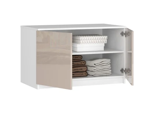 NADSTAWKA DO SZAFY S90 2D 2SZ CLP CAPUCINO POŁYSK