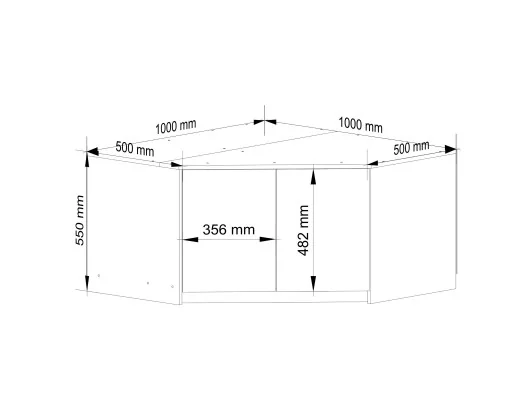 NADSTAWKA DO SZAFY S100 DĄB ARTISAN