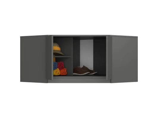 NADSTAWKA DO SZAFY S100 GRAFIT SZARY