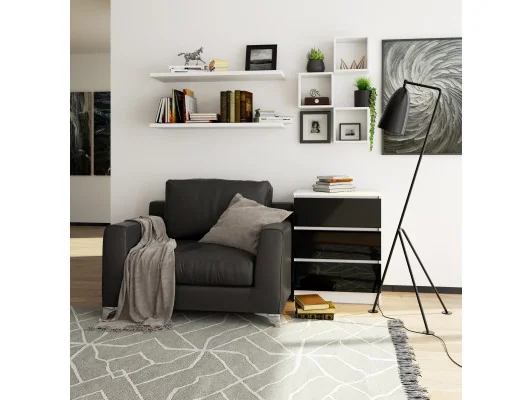 KOMODA K60 3SZ CLP CZARNY POŁYSK