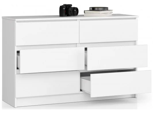 KOMODA K120 6SZ CLP BIAŁY