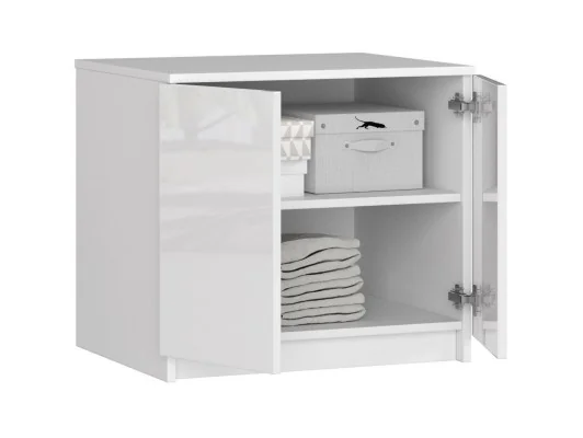 NADSTAWKA DO SZAFY S60 STAR BIAŁY POŁYSK