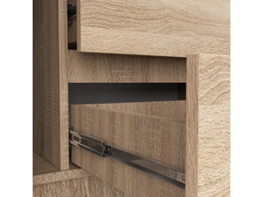 KOMODA K140 2D 4SZ CLP PK DĄB SONOMA