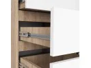 KOMODA K80 1D 5SZ PK DĄB SONOMA / BIAŁA