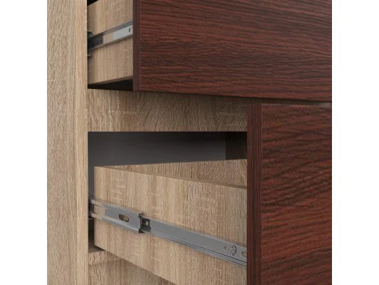 KOMODA K60 5SZ CLP PK DĄB SONOMA / VENGE