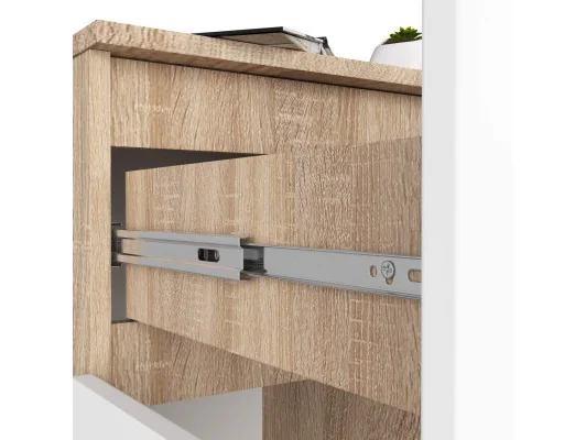 KOMODA K80 2D 1SZ CLP PK DĄB SONOMA / BIAŁY