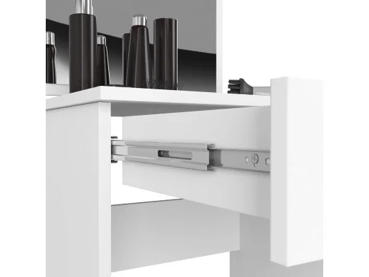 TOALETKA KOSMETYCZNA Z LUSTREM P-2/SL 500x600 PRAWA PK BIAŁA