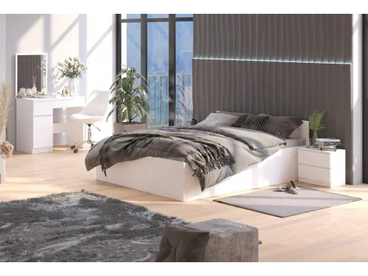 Toaletka z lustrem CLP P-2/SL LEWE PK BIAŁA