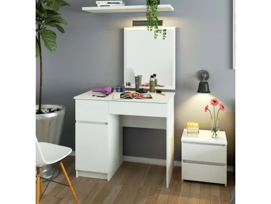 Toaletka z lustrem CLP P-2/SL LEWE PK BIAŁA