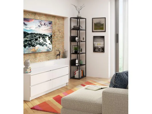 REGAŁ INDUSTRIALNY 500 CZARNY/CZARNY