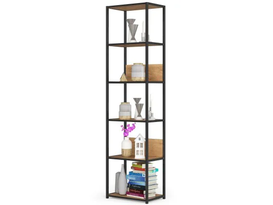 REGAŁ INDUSTRIALNY 500 CZARNY/DĄB CRAFT