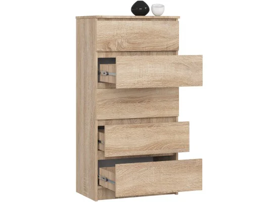 KOMODA K60 5SZ CLP PK DĄB SONOMA