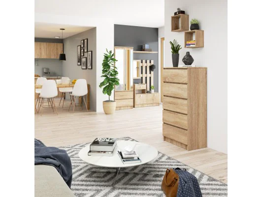 KOMODA K60 5SZ CLP PK DĄB SONOMA