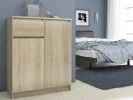 KOMODA K80 2D 1SZ CLP PK DĄB SONOMA