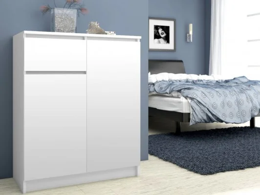 KOMODA K80 2D 1SZ CLP PK BIAŁY