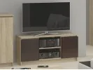 SZAFKA RTV 140 cm 2D 1P SONOMA / WENGE