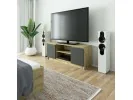 KOMODA RTV K140 2D 1P CLP DĄB ARTISAN / SZARY