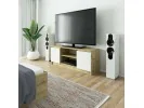 KOMODA RTV K140 2D 1P CLP DĄB ARTISAN / BIAŁY