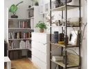REGAŁ INDUSTRIALNY 700 CZARNY/DĄB ARTISAN