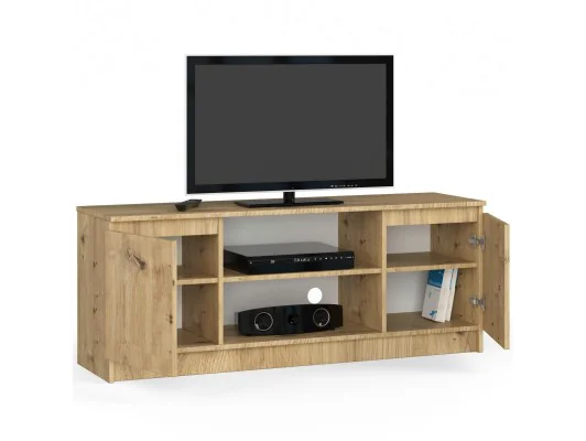 Zobacz KOMODA RTV K140 2D 1P CLP DĄB ARTISAN KOMODA RTV K140 2D 1P CLP DĄB ARTISAN