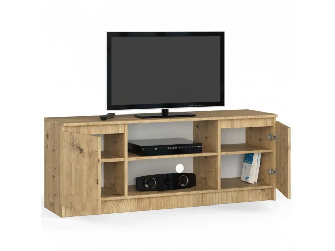 KOMODA RTV K140 2D 1P CLP DĄB ARTISAN