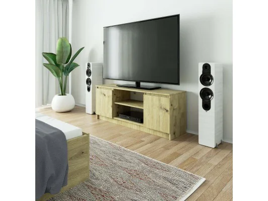 KOMODA RTV K140 2D 1P CLP DĄB ARTISAN