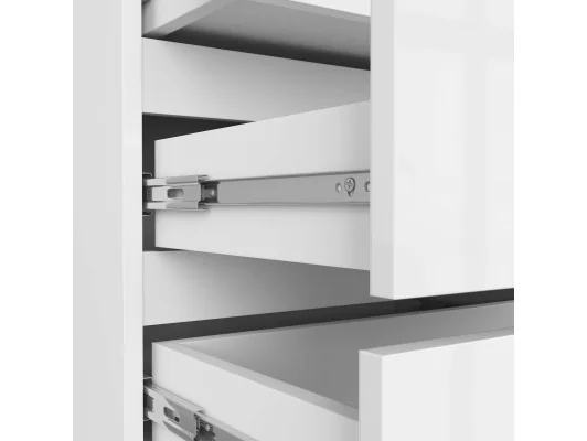 SZAFKA NOCNA CL3 60 cm PK BIAŁA / BIAŁY POŁYSK