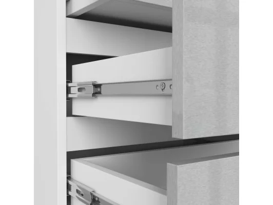 SZAFKA NOCNA CL3 60 cm PK BIAŁA / METALIK POŁYSK