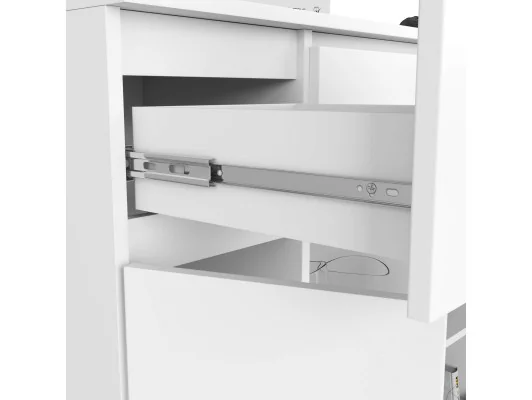 KOMODA K100 2D 3SZ 1P PK BIAŁA