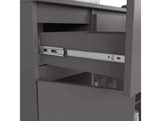 KOMODA K100 2D 3SZ 1P PK GRAFIT SZARY