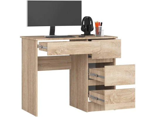 BIURKO A-7 CLP DĄB SONOMA PK PRAWOSTRONNE