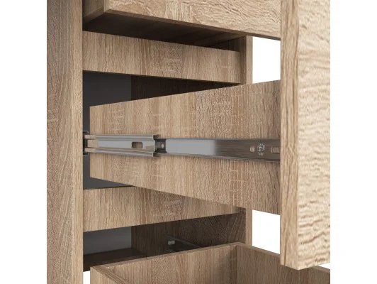 BIURKO A-7 CLP DĄB SONOMA PK PRAWOSTRONNE