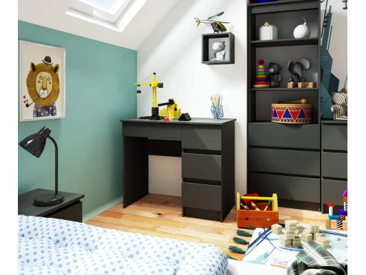 BIURKO A-7 CLP SZARE PRAWOSTRONNE