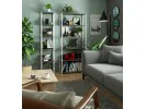 REGAŁ METALOWY LOFT 400 BIAŁY/SZARY