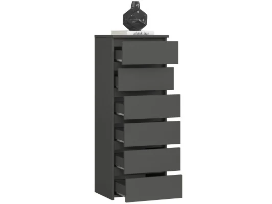 Zobacz KOMODA CL6 GRAFIT SZARY KOMODA CL6 GRAFIT SZARY