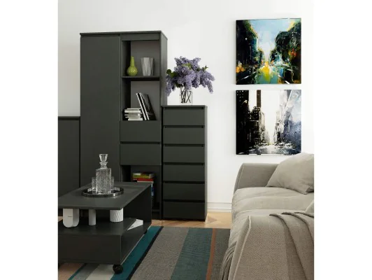 KOMODA CL6 GRAFIT SZARY