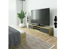 KOMODA RTV K160 CLP DĄB ARTISAN / SZARY