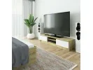 KOMODA RTV K160 CLP DĄB ARTISAN / BIAŁY