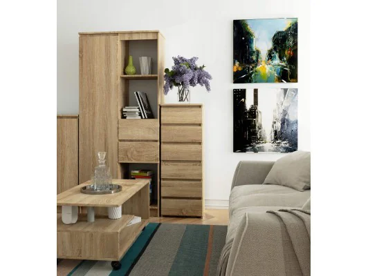 KOMODA CL6 PK DĄB SONOMA