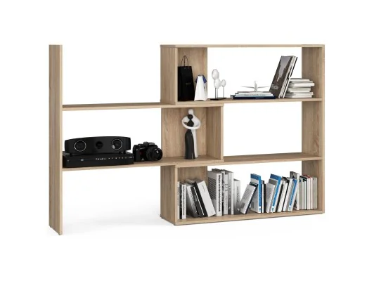 Regał przestawny mini TWIST - dąb sonoma