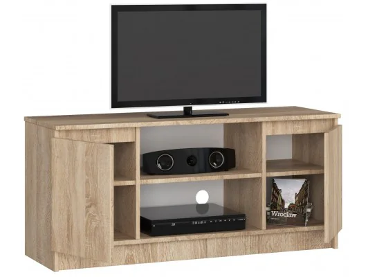 Zobacz SZAFKA RTV 120 cm 2D 1P SONOMA SZAFKA RTV 120 cm 2D 1P SONOMA